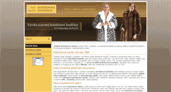 Desktop Screenshot of kozesiny.vyroba.biz